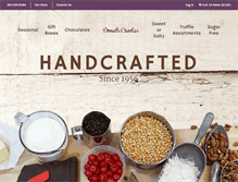 Tablet Screenshot of donellschocolates.com